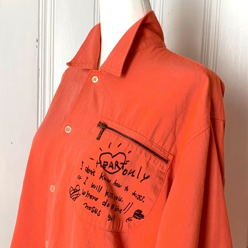 SAND BEIGE 100% cotton peach shirt